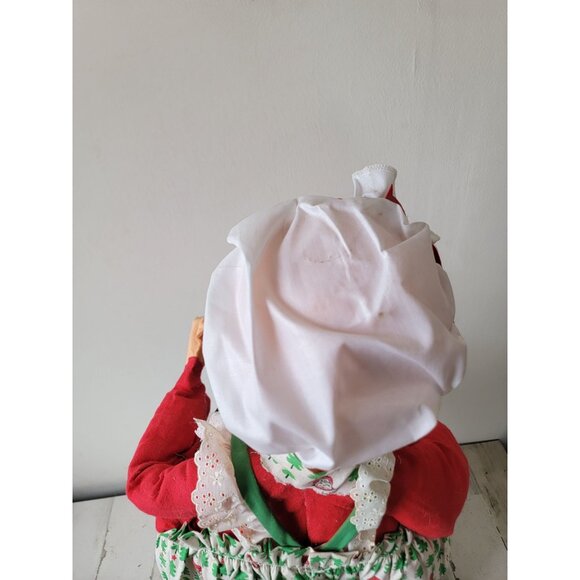 Large annalee Mrs Claus vintage Xmas home decor unique plush - Picture 13 of 16